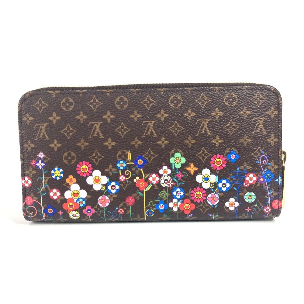 LOUIS VUITTON Long Wallet Purse M14162 Monogram canvas Brown LV × TM Monogram Japan Limited Takashi Murakami Zippy wallet
