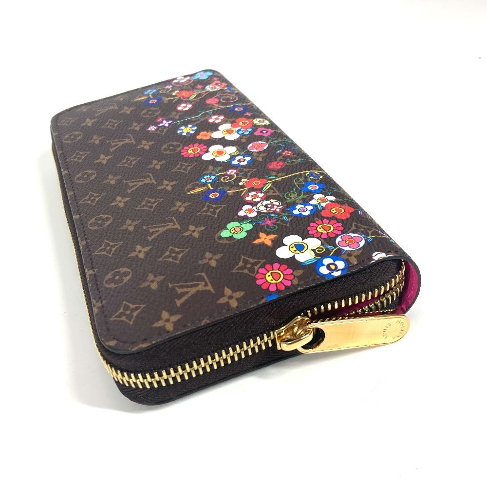 LOUIS VUITTON Long Wallet Purse M14162 Monogram canvas Brown LV × TM Monogram Japan Limited Takashi Murakami Zippy wallet