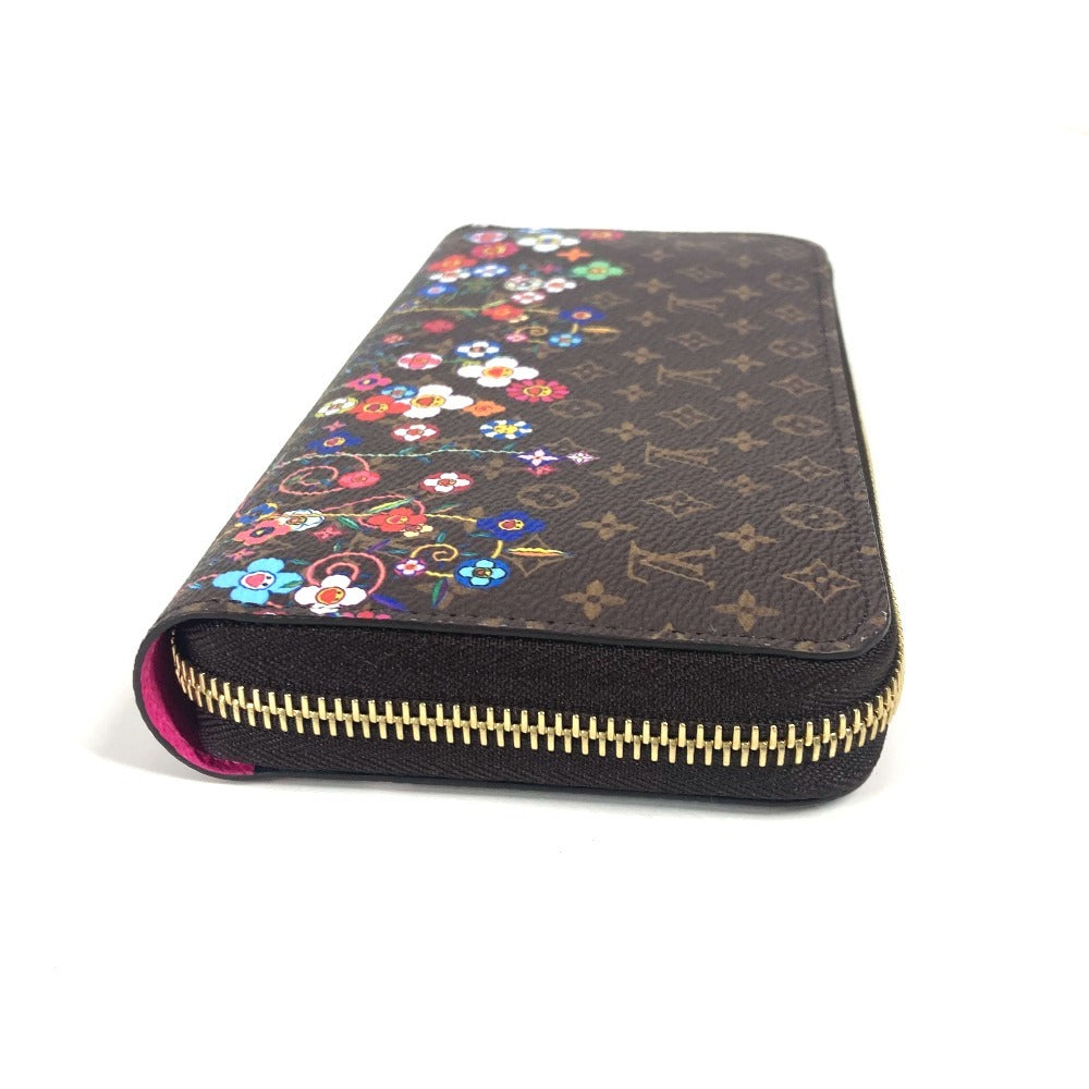 LOUIS VUITTON Long Wallet Purse M14162 Monogram canvas Brown LV × TM Monogram Japan Limited Takashi Murakami Zippy wallet