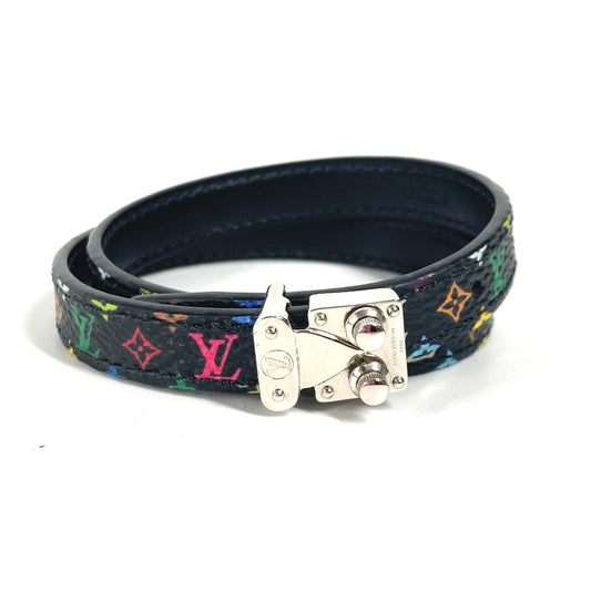 LOUIS VUITTON bracelet M8967F Monogram multicolor canvas black Monogram Multicolor Takashi Murakami LV x TM Bracelet with LV Signature Women 17
