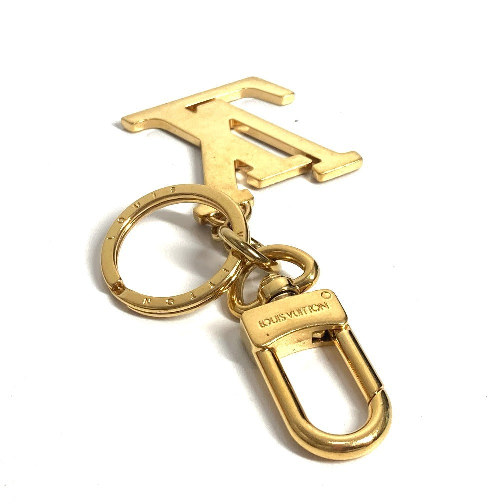 LOUIS VUITTON key ring M00547 metal Red LV logo Porto Clé LV Nanogram