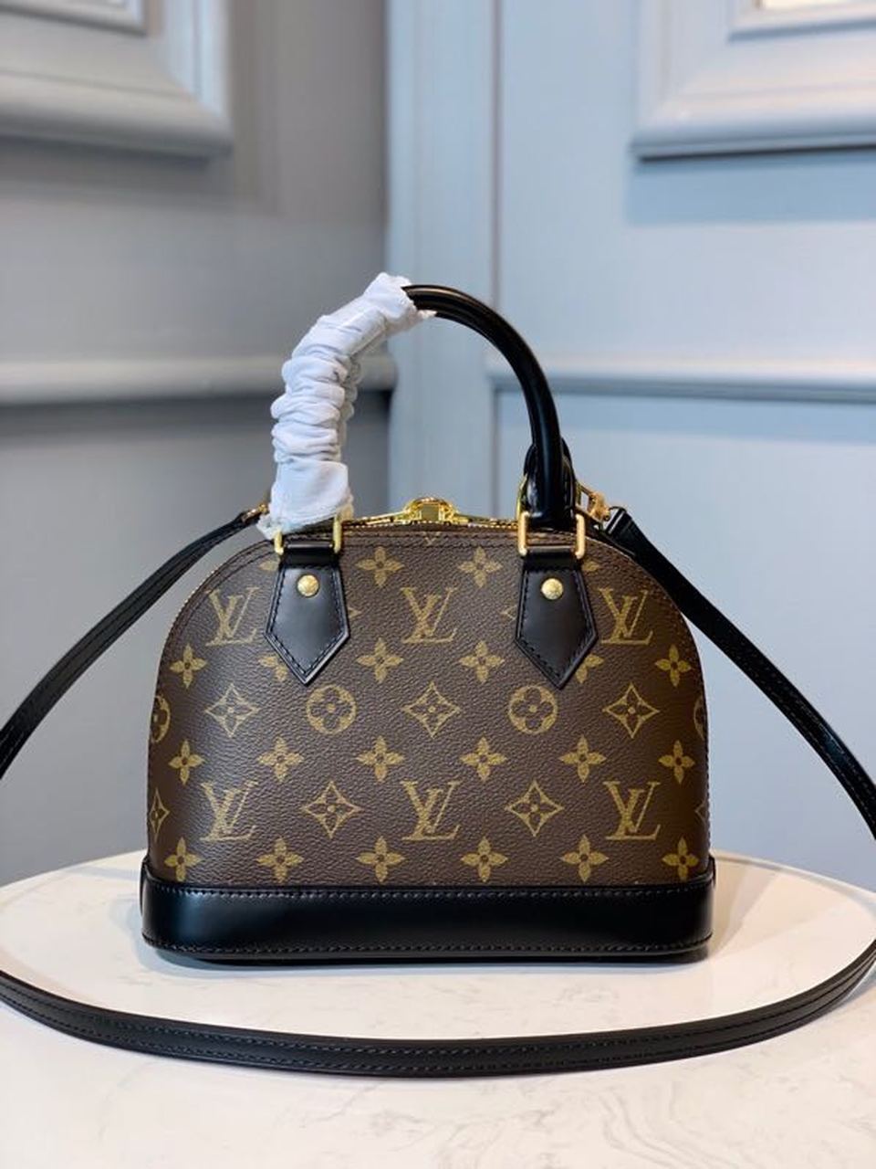 Top Quality Alma BB Monogram Canvas For Women,  Shoulder And Crossbody Bags 9.8in/24cm Top Quality M53152