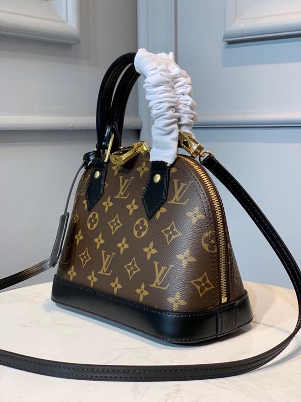 Top Quality Alma BB Monogram Canvas For Women,  Shoulder And Crossbody Bags 9.8in/24cm Top Quality M53152