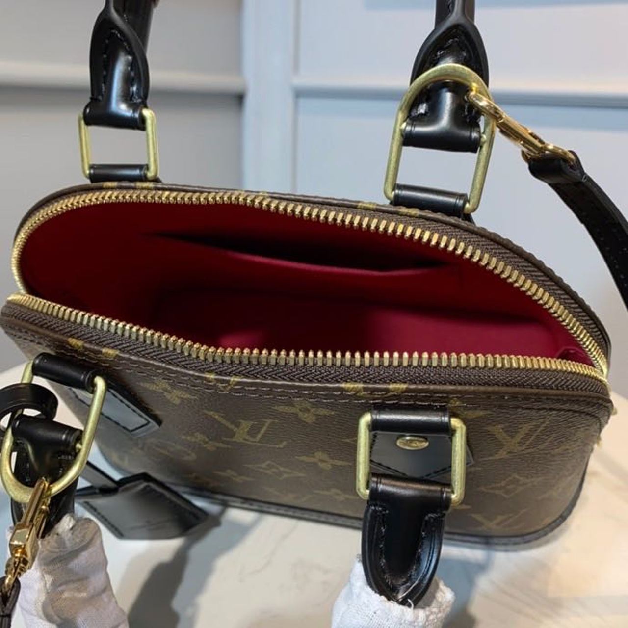 Top Quality Alma BB Monogram Canvas For Women,  Shoulder And Crossbody Bags 9.8in/24cm Top Quality M53152