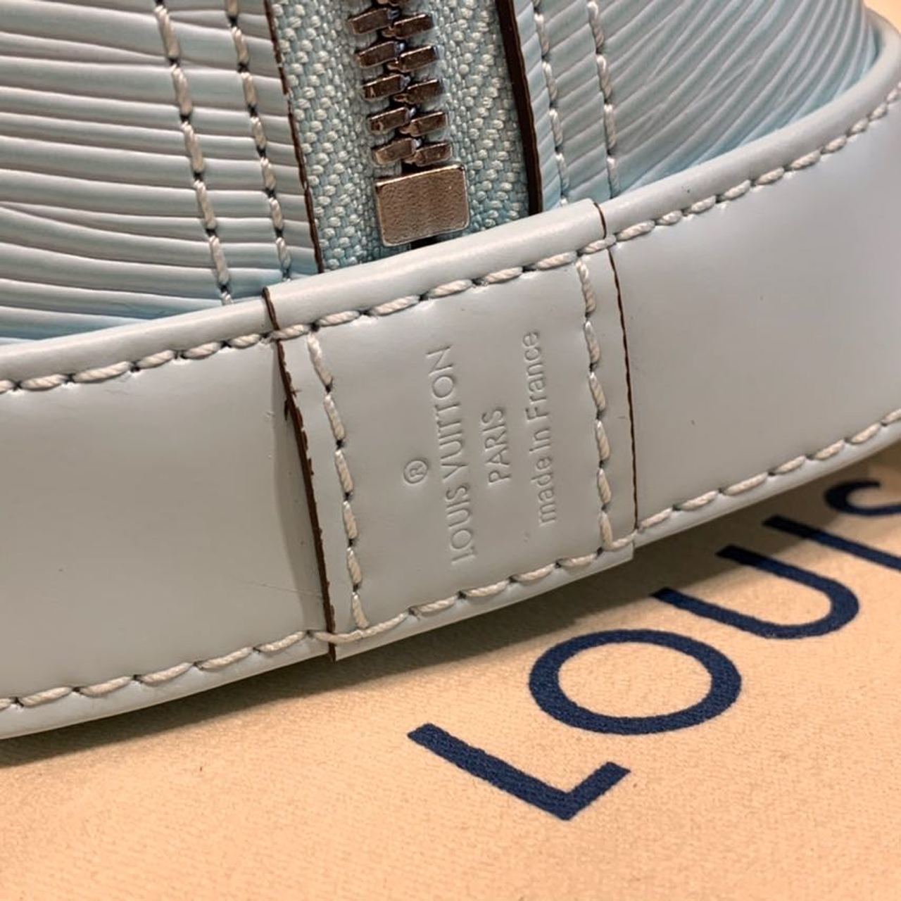 Top Quality Alma BB Epi Seaside Blue For Women, Womens Handbags, Shoulder And Crossbody Bags 9.2in/23.5cm Top Quality M56206