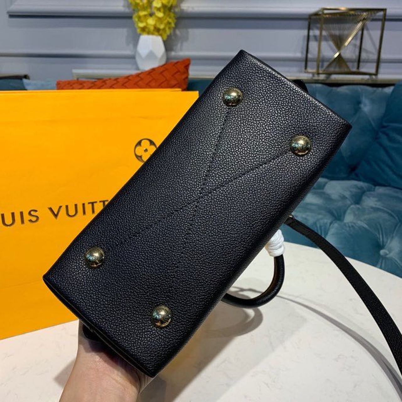 Top Quality Neo Alma BB Monogram Empreinte Canvas Black For Women,  Shoulder And Crossbody Bags 9.8in/25cm Top Quality M44829