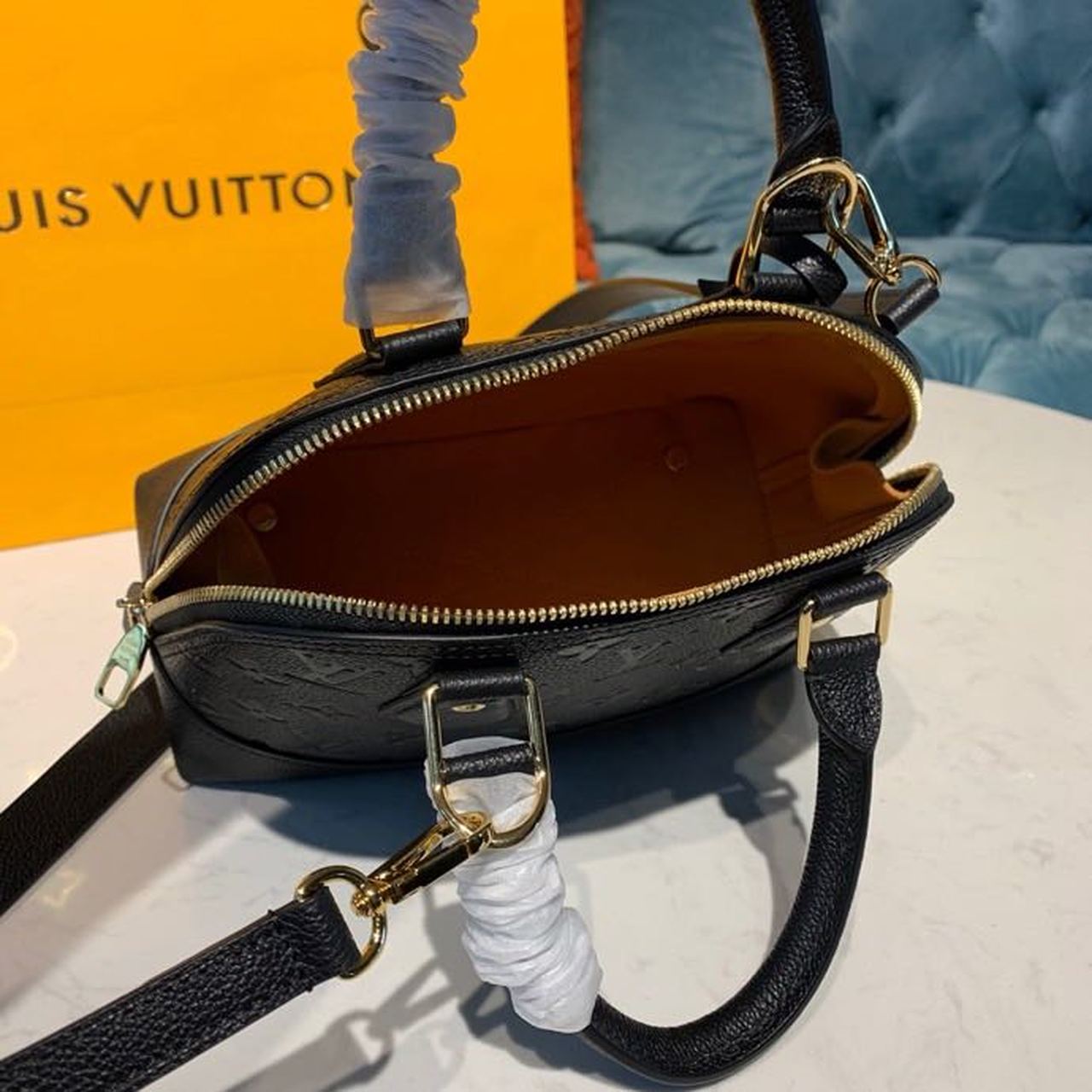 Top Quality Neo Alma BB Monogram Empreinte Canvas Black For Women,  Shoulder And Crossbody Bags 9.8in/25cm Top Quality M44829