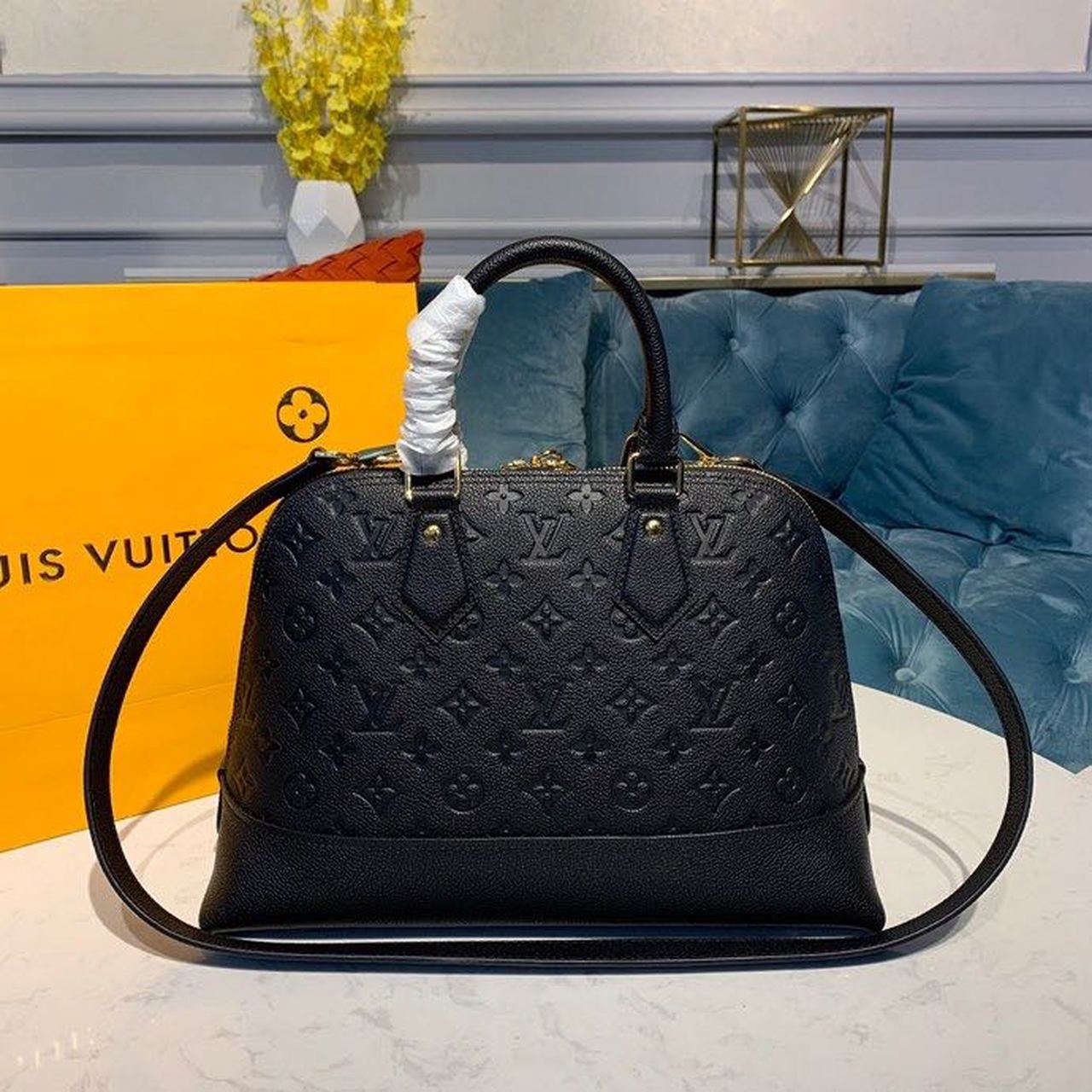 Top Quality Neo Alma Bag 32cm Monogram Empreinte Canvas Spring/Summer Collection M44832, Black