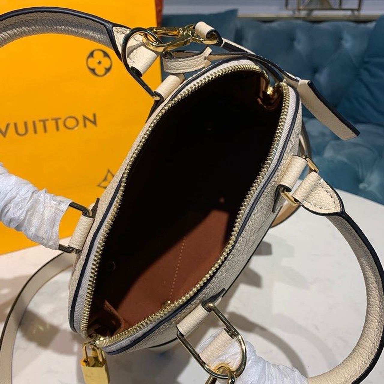 Top Quality Neo Alma BB Monogram Empreinte Creme For Women,  Shoulder And Crossbody Bags 9.8in/25cm Top Quality M44858