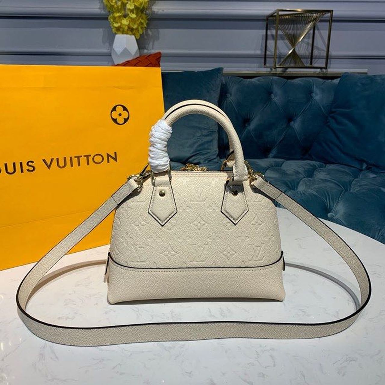 Top Quality Neo Alma BB Monogram Empreinte Creme For Women,  Shoulder And Crossbody Bags 9.8in/25cm Top Quality M44858