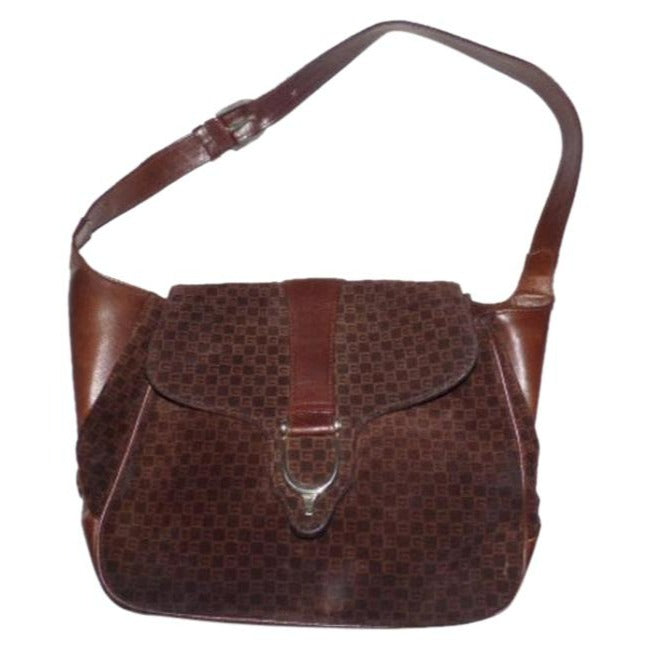 Gucci   Shades Of Brown In Leather Suede With Square G Logo