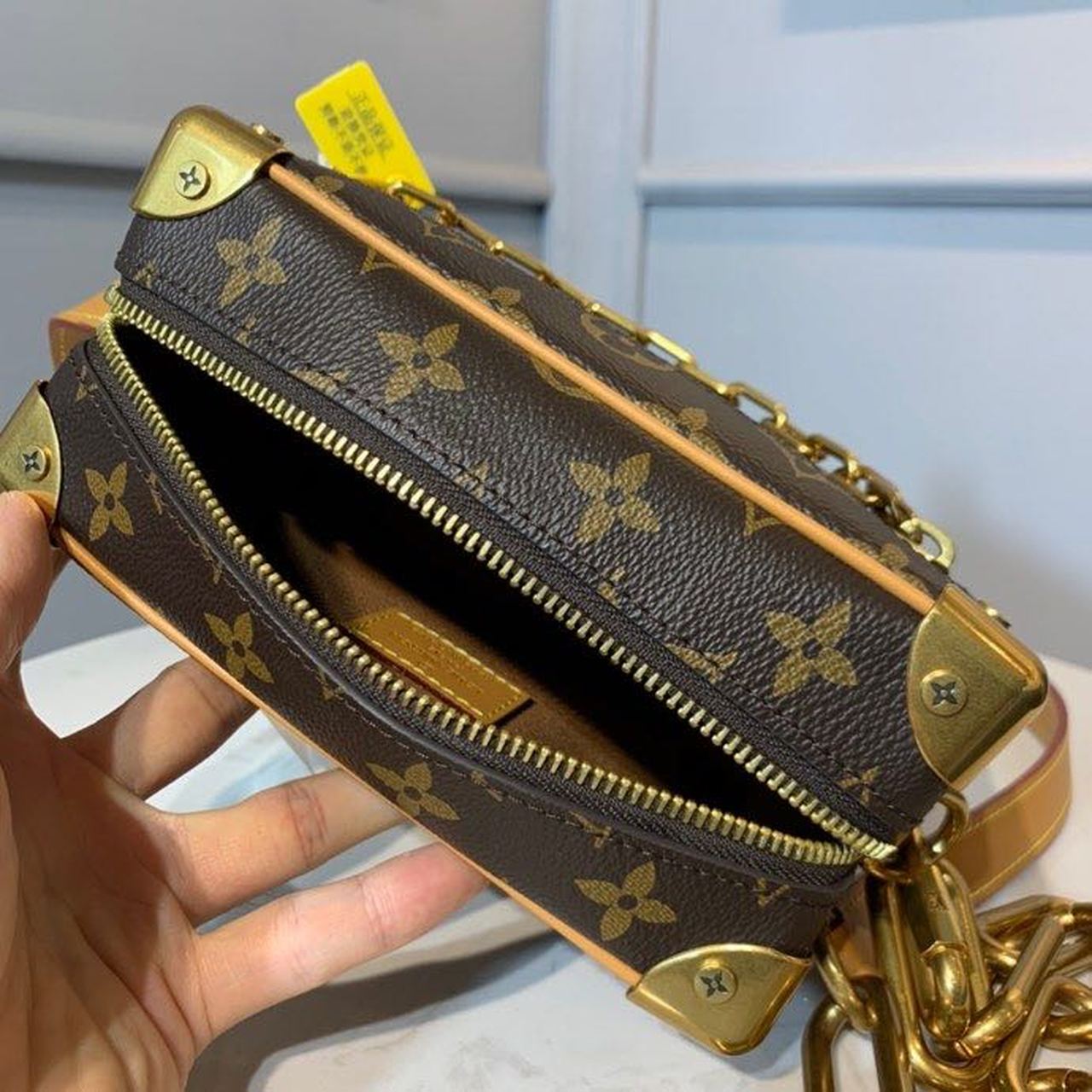 Top Quality Mini Soft Trunk Monogram Canvas For Women, WoBags, Shoulder And Crossbody Bags 7.2in/18.5cm Top Quality M68906