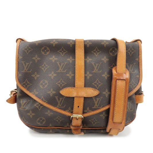 Louis Vuitton Monogram Saumur 30 Shoulder Bag Brown M42256  d