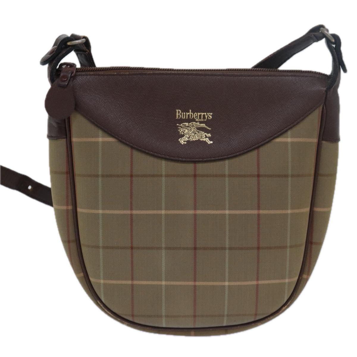 Burberry   Check Shoulder Bag