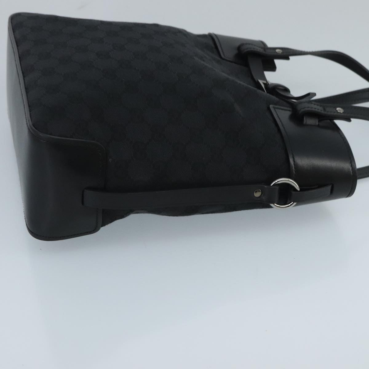 Gucci Black Canvas Tote Bag