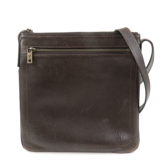 Louis Vuitton Utah Calf Pochette Shawnee Shoulder Bag Cafe M93452