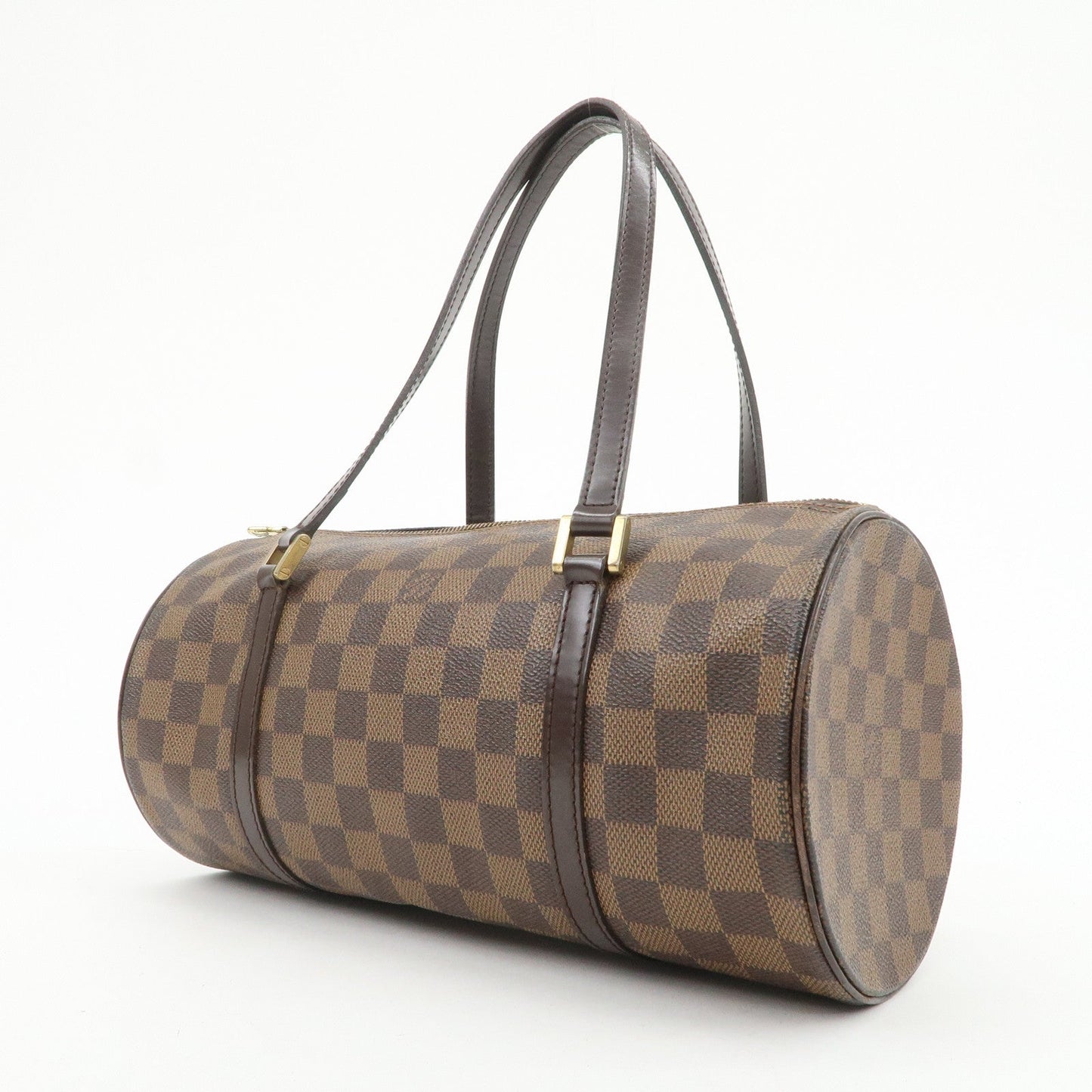 Louis Vuitton Damier Ebene Papillon 30 Hand Bag Brown N51303