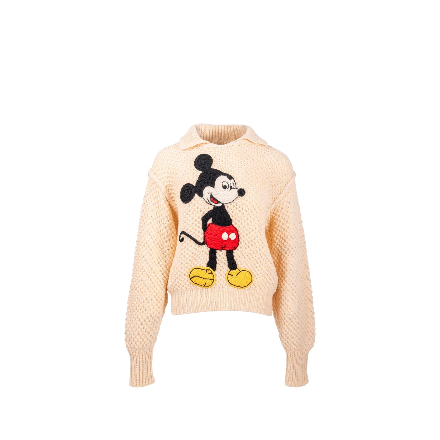 Gucci X Disney Size M Mickey Mo  Sweater Wool White/Mulitcolour