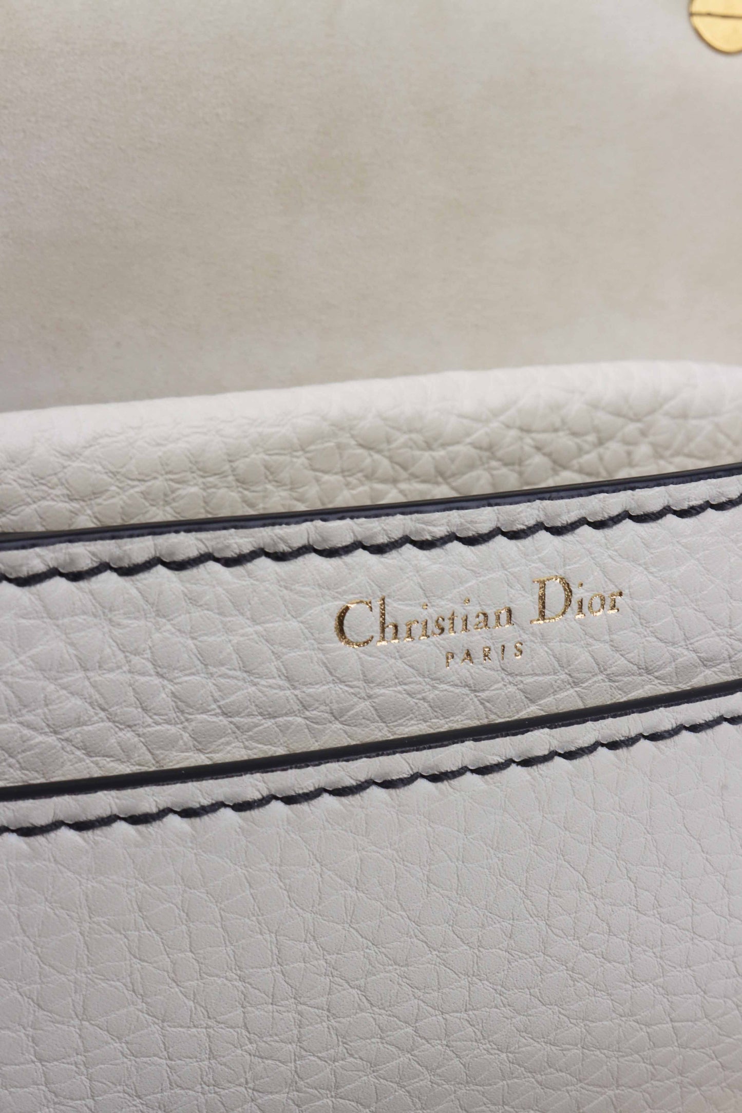 Christian Dior White DIor Shoulder Bag