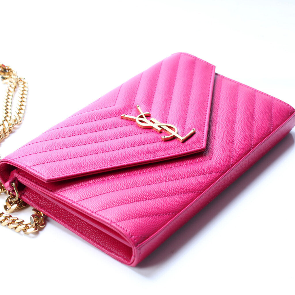 Saint Laurent Grain De Chain Wallet Bag