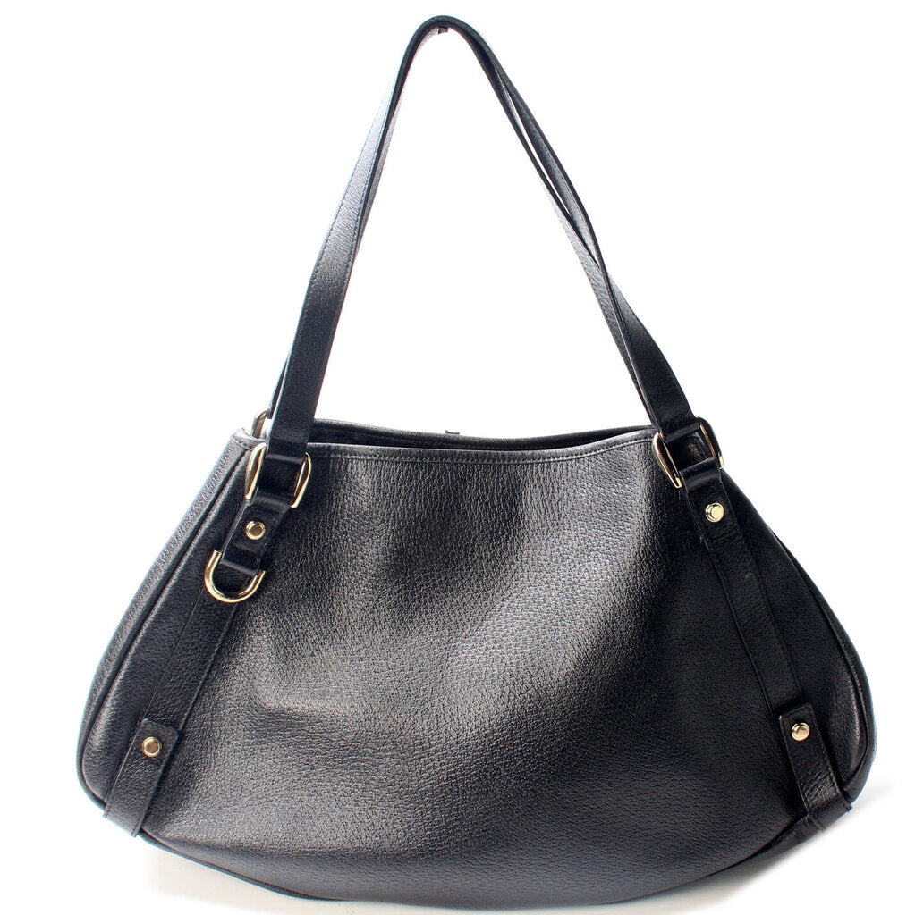 Gucci 130736 Abbey Leather Tote Medium Bag