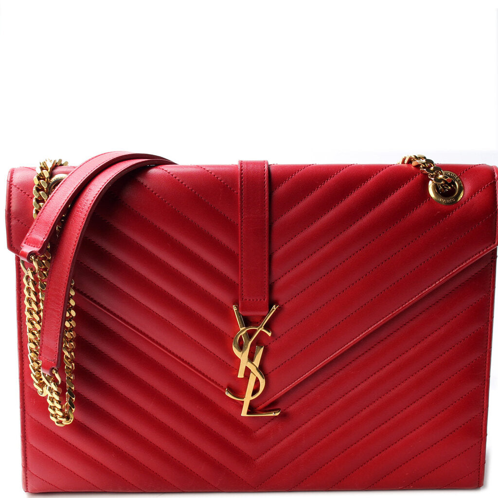 Saint Laurent Monogramme Chevron satchel Bag