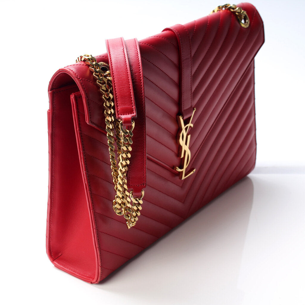 Saint Laurent Monogramme Chevron satchel Bag
