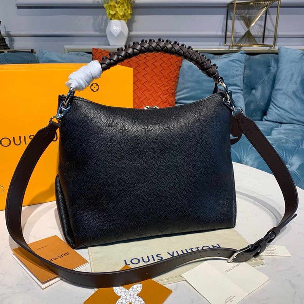 Top Quality Beaubourg Hobo MM Black For Women,  Shoulder And Crossbody Bags 12.6in/32cm Top Quality M56073