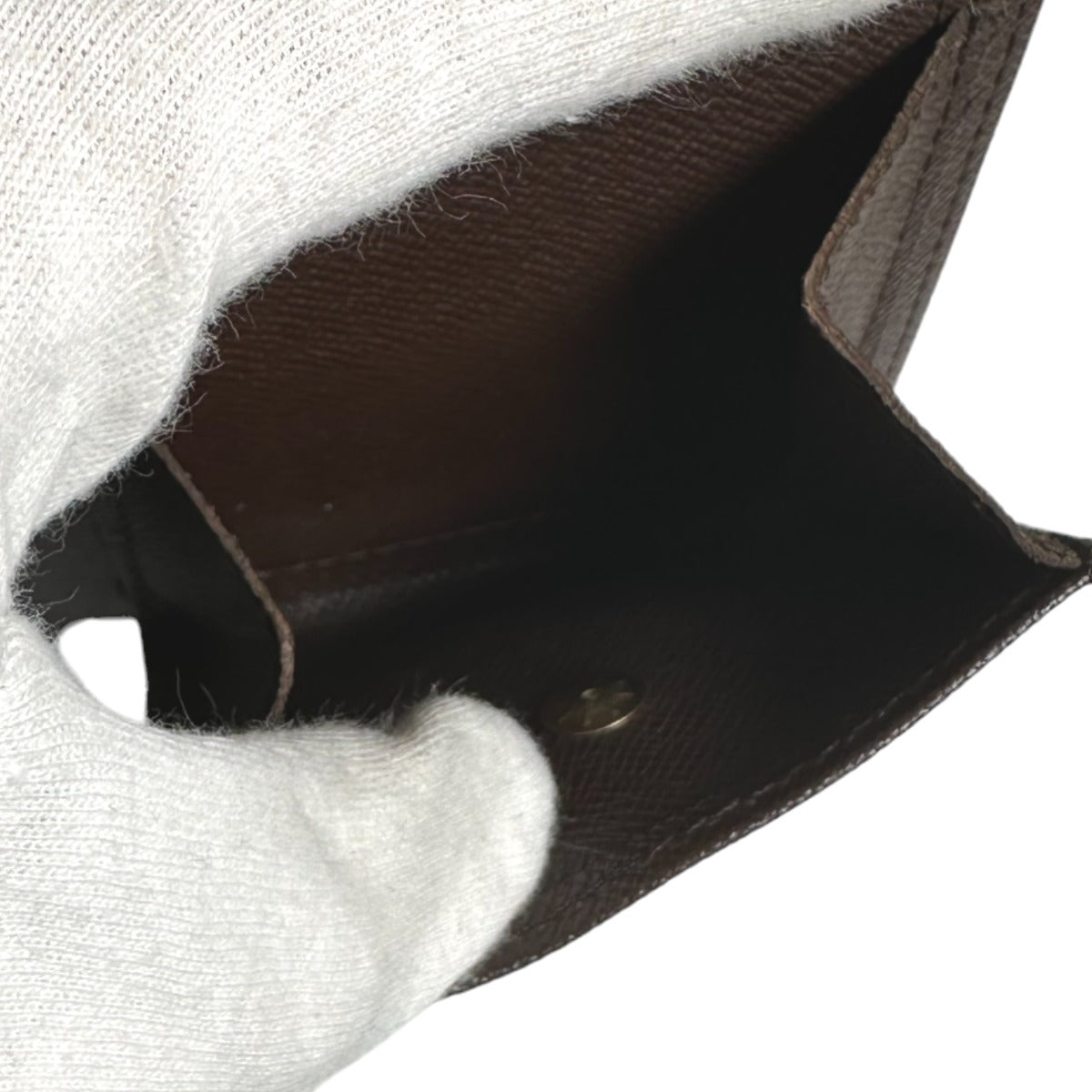 LOUIS VUITTON Bifold Wallet N61675 Damier canvas Brown Bi-fold wallet with card pocket Damier Portefeuille Marco mens(Unisex)  d