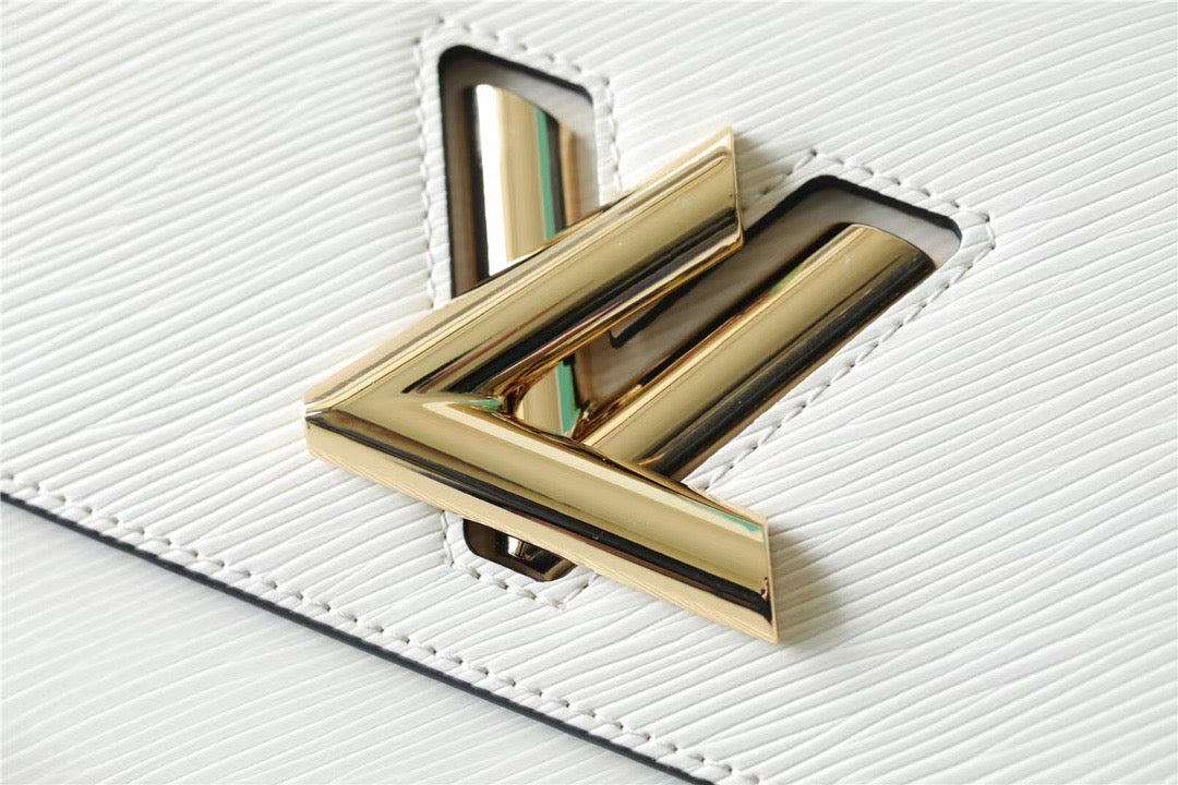 Top Quality Twist MM Epi White For Women, Womens Bags, Shoulder And Crossbody Bags 9.1in/23cm Top Quality M55513