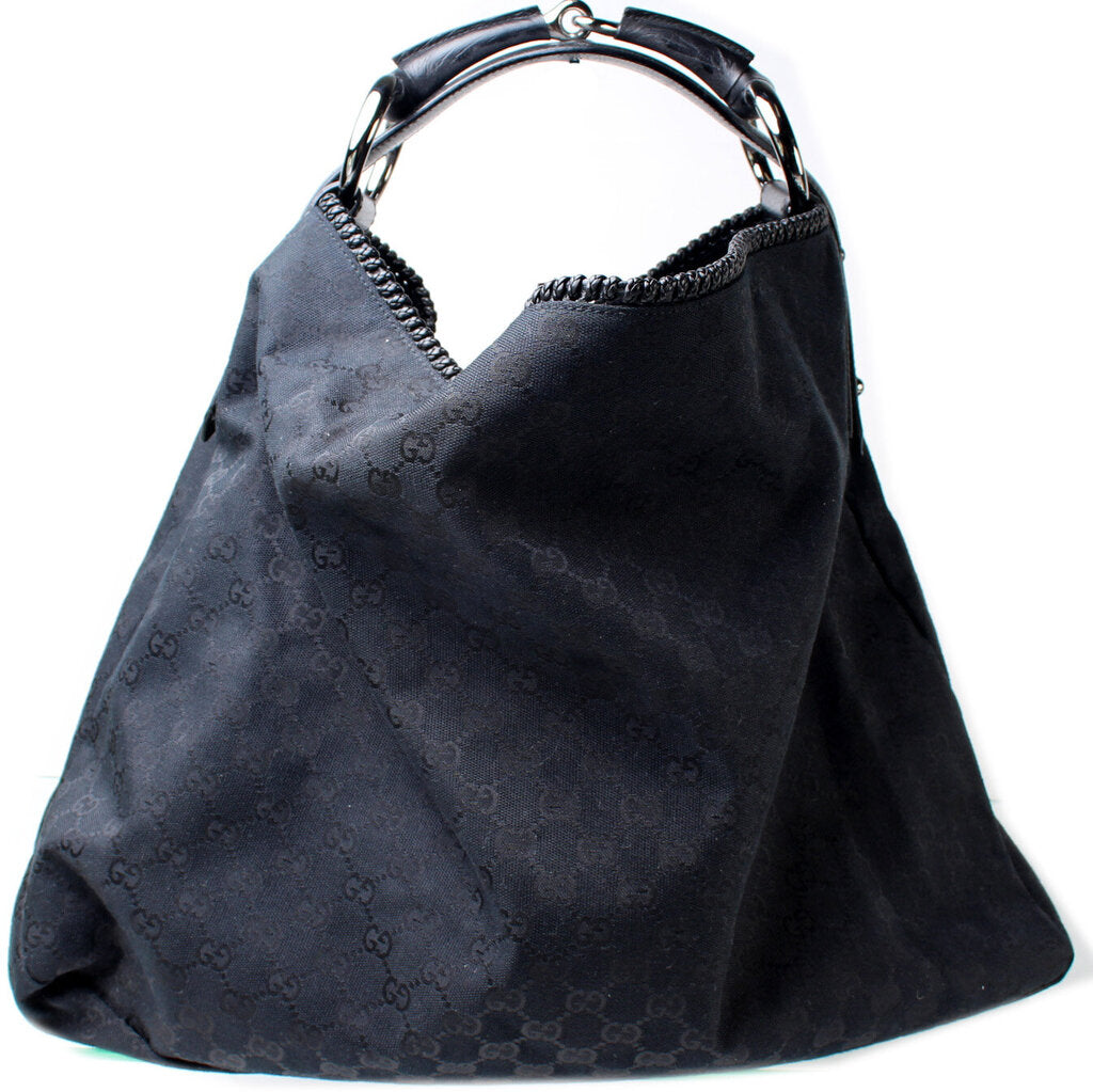 Gucci 114900 Horsebit Hobo Bag