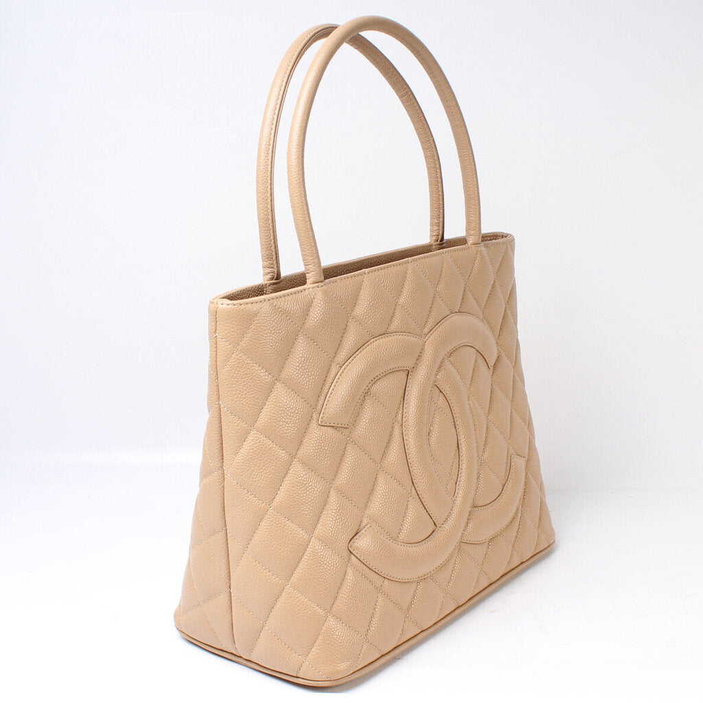 Chanel Medallion Tote Caviar Bag
