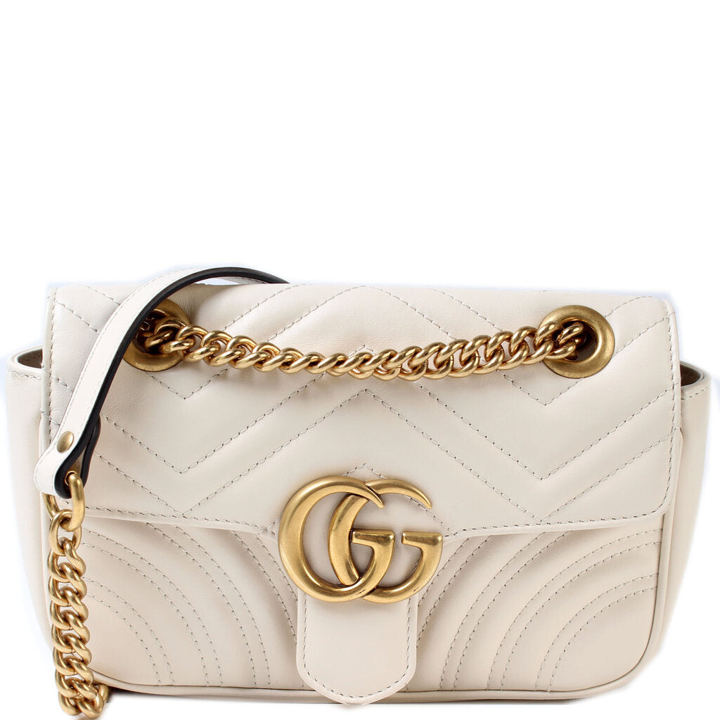 Gucci 446744 Marmont Shoulder Mini Flap Bag