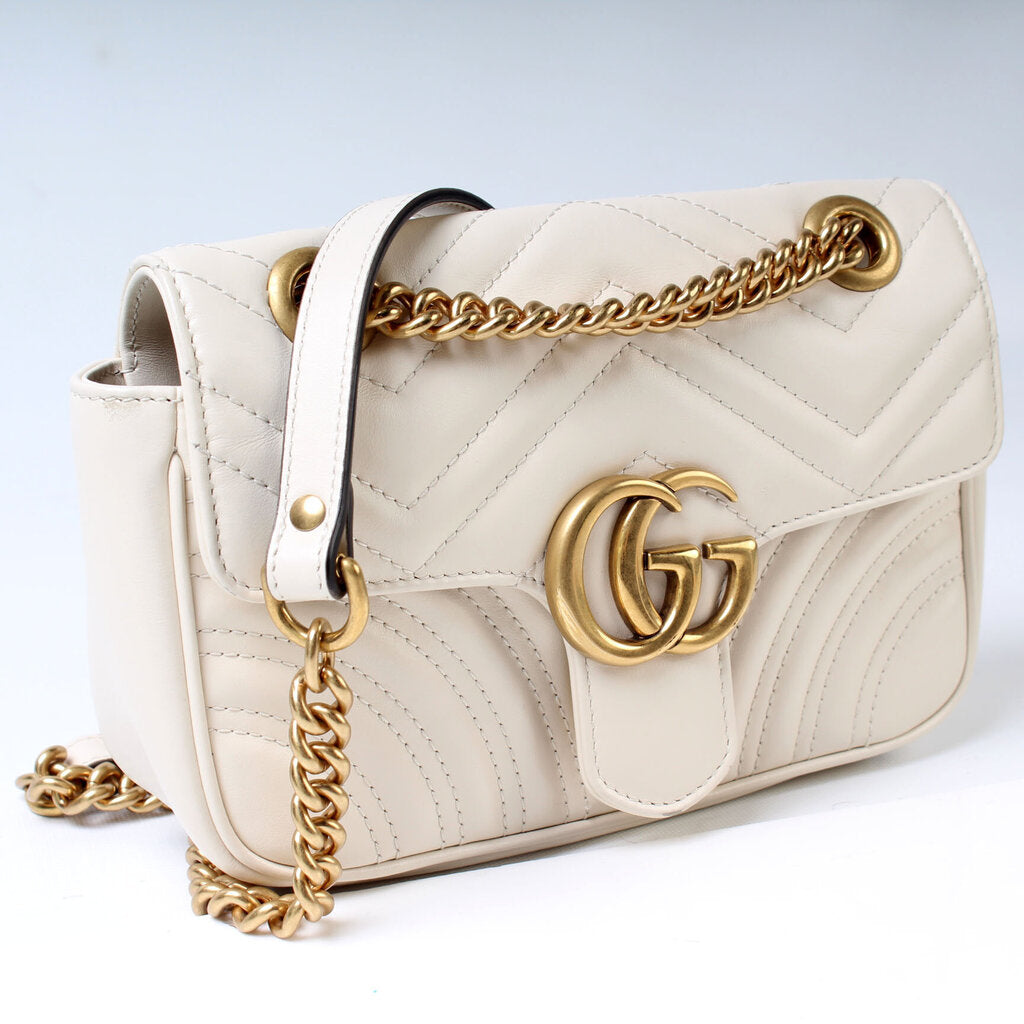 Gucci 446744 Marmont Shoulder Mini Flap Bag