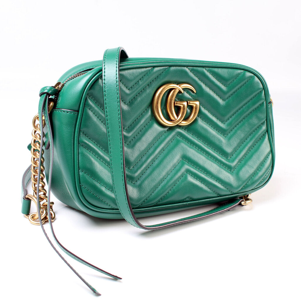 Gucci 447632 Marmont Small Leather Camera Bag
