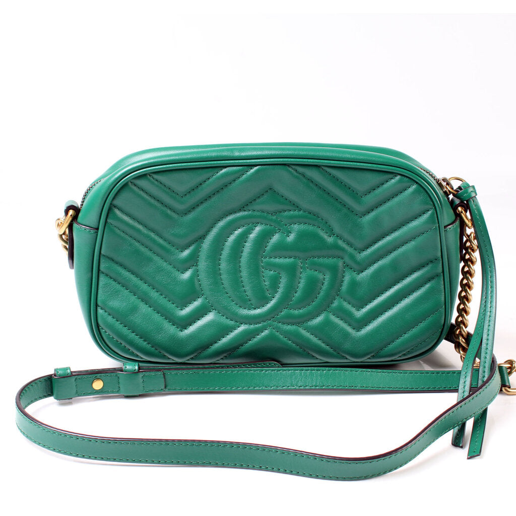 Gucci 447632 Marmont Small Leather Camera Bag
