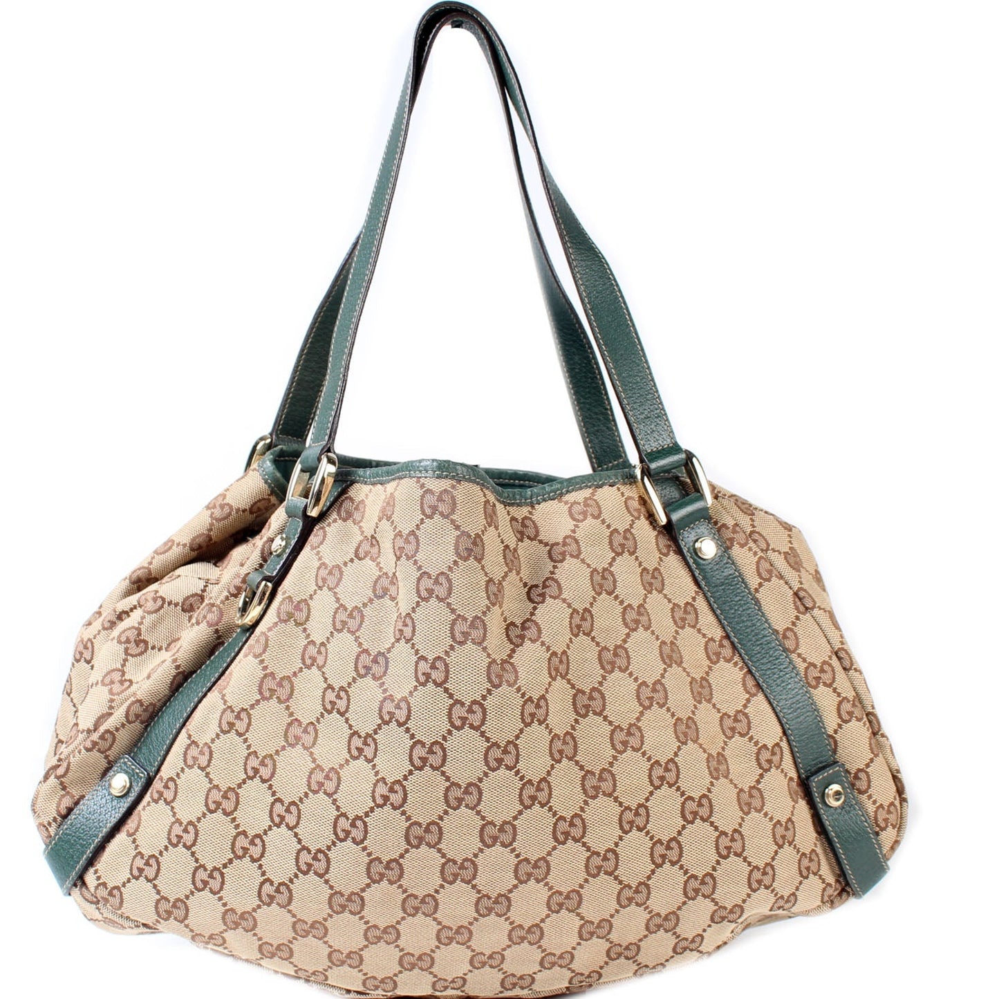Gucci 130736 Abbey GG Canvas Medium Bag