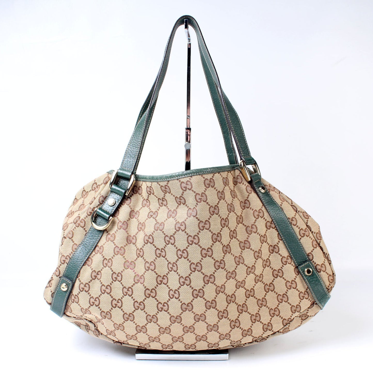Gucci 130736 Abbey GG Canvas Medium Bag