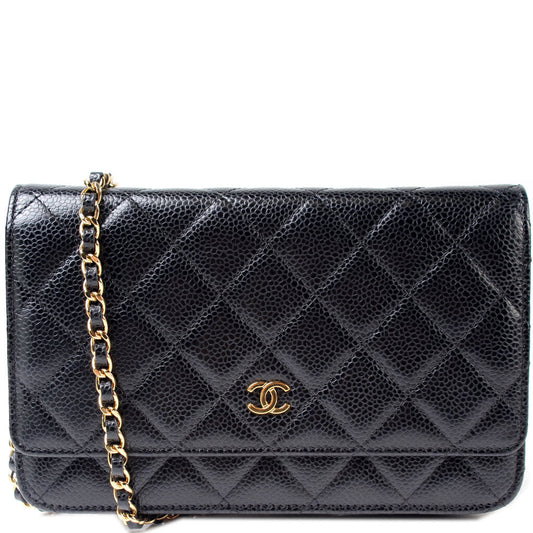 Chanel WOC Classic Quilted Caviar 24M Bag