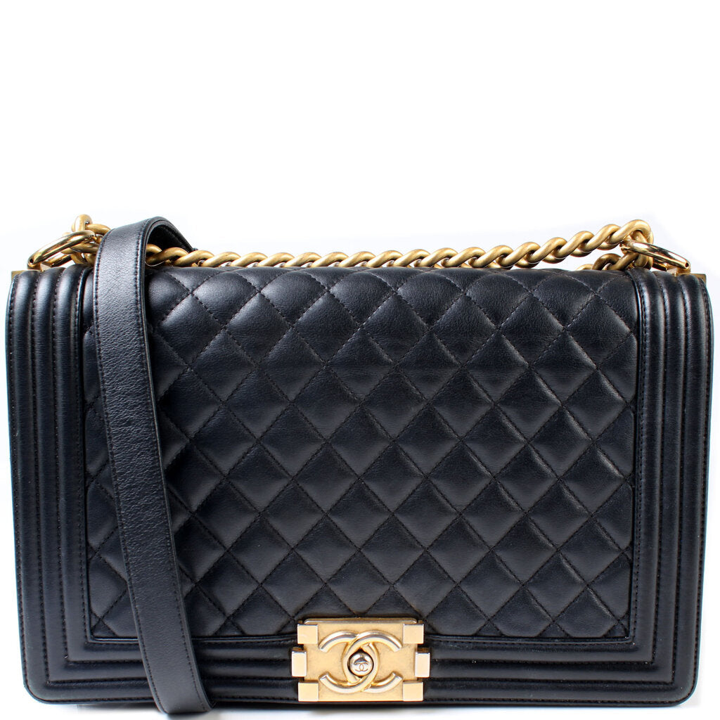 Chanel Boy Flap Medium Newer Lambskin 25M Bag