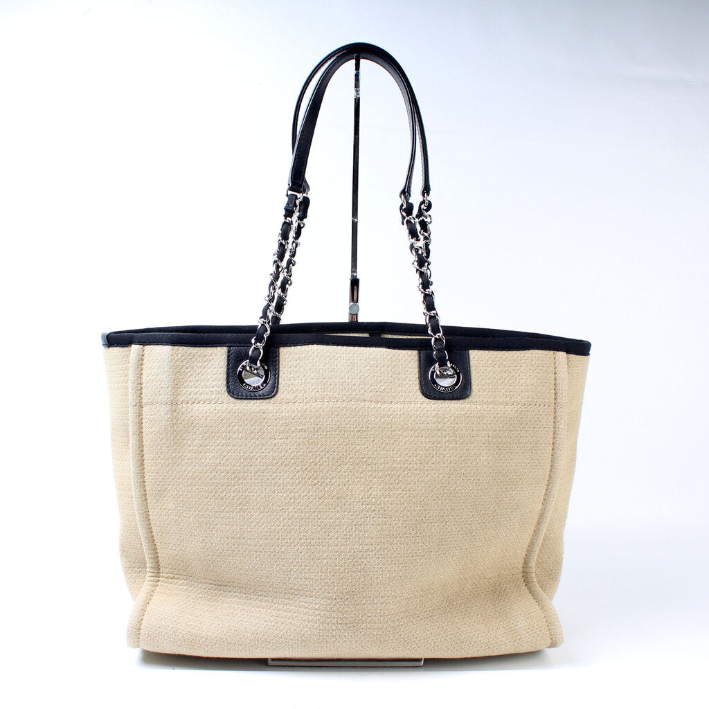 Chanel Deauville Canvas Tote Small 16M Bag