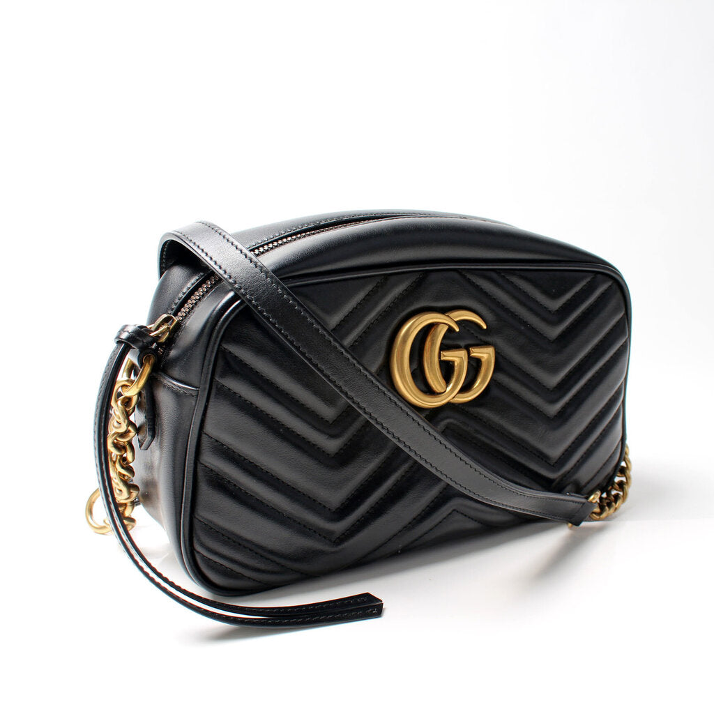 Gucci 447632 Marmont Small Leather Camera Bag