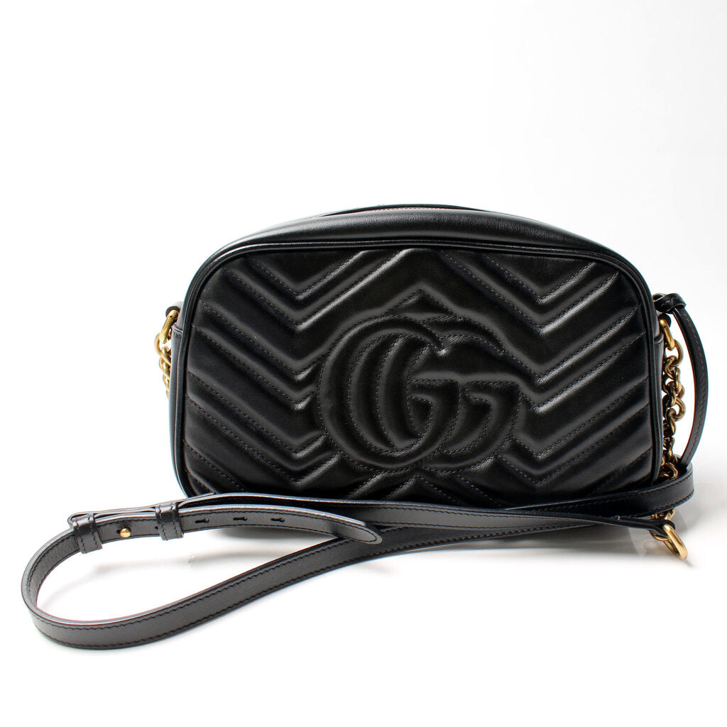 Gucci 447632 Marmont Small Leather Camera Bag