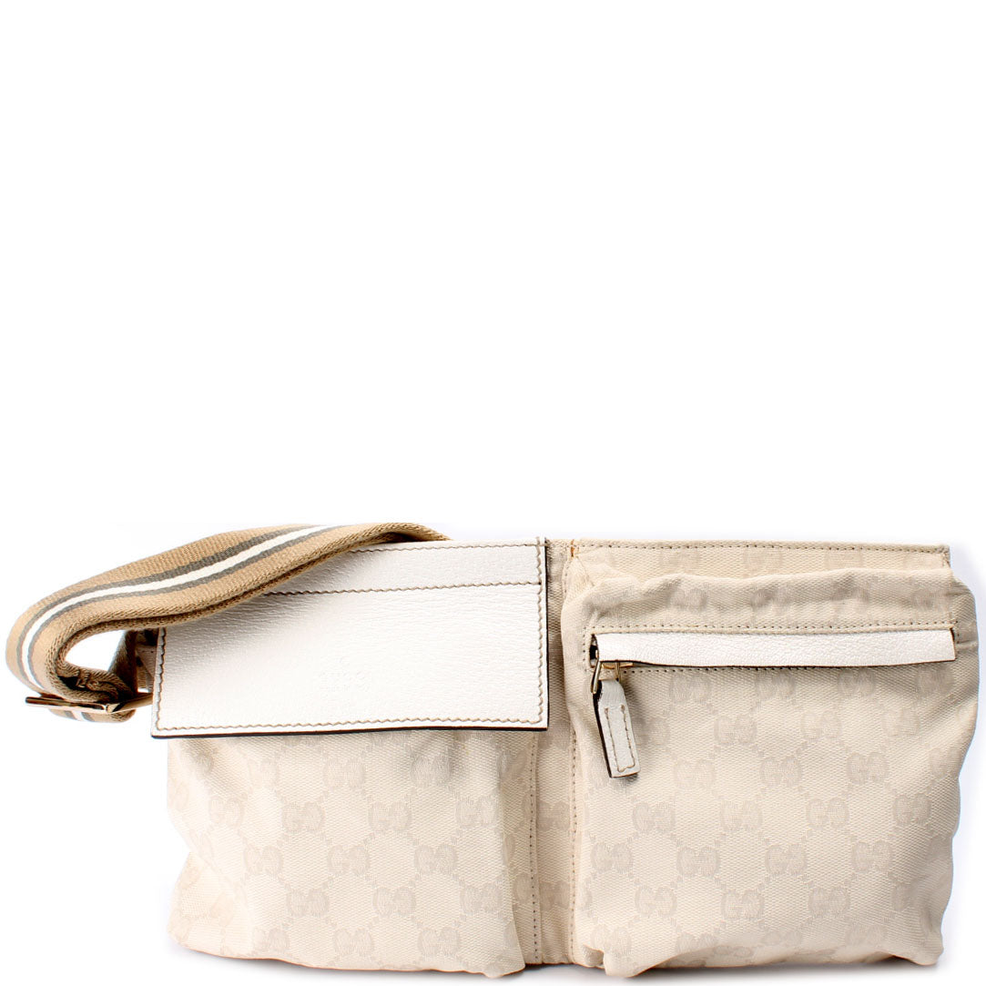 Gucci 28566 Waist Canvas Bag