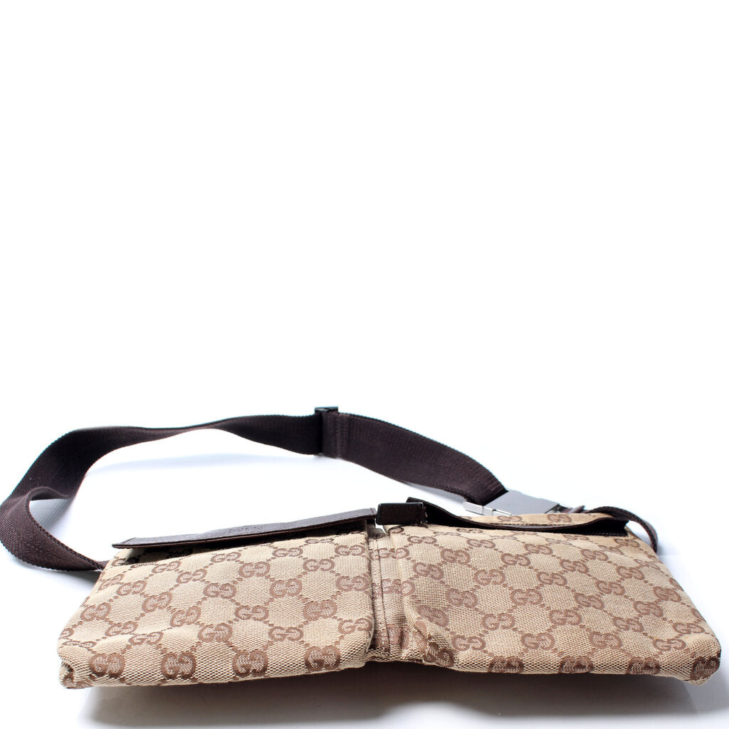Gucci 28566 GG Canvas Waist Bag