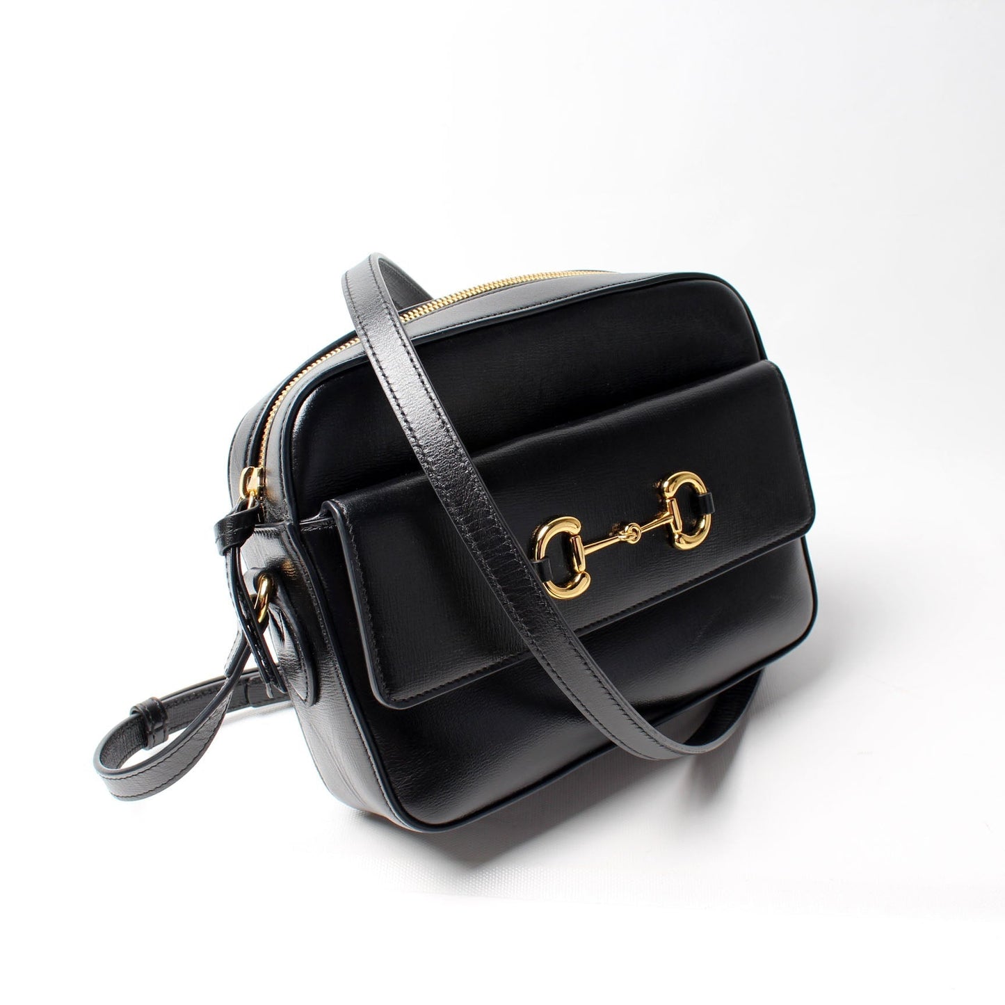 Gucci 645454 Horsebit 1955 Leather Shoulder Bag