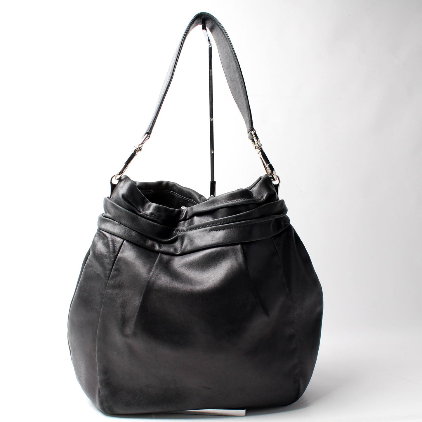 Prada Soft Calf Leather Hobo Bag