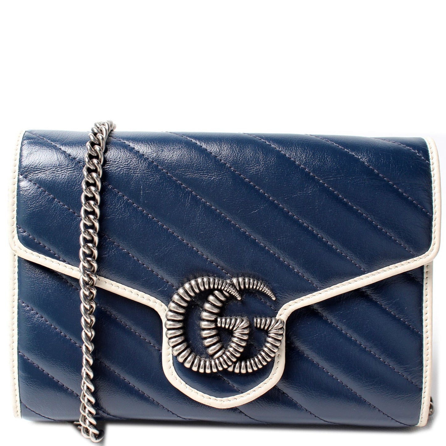 Gucci 534563 Marmont Torchon Chain Wallet Bag