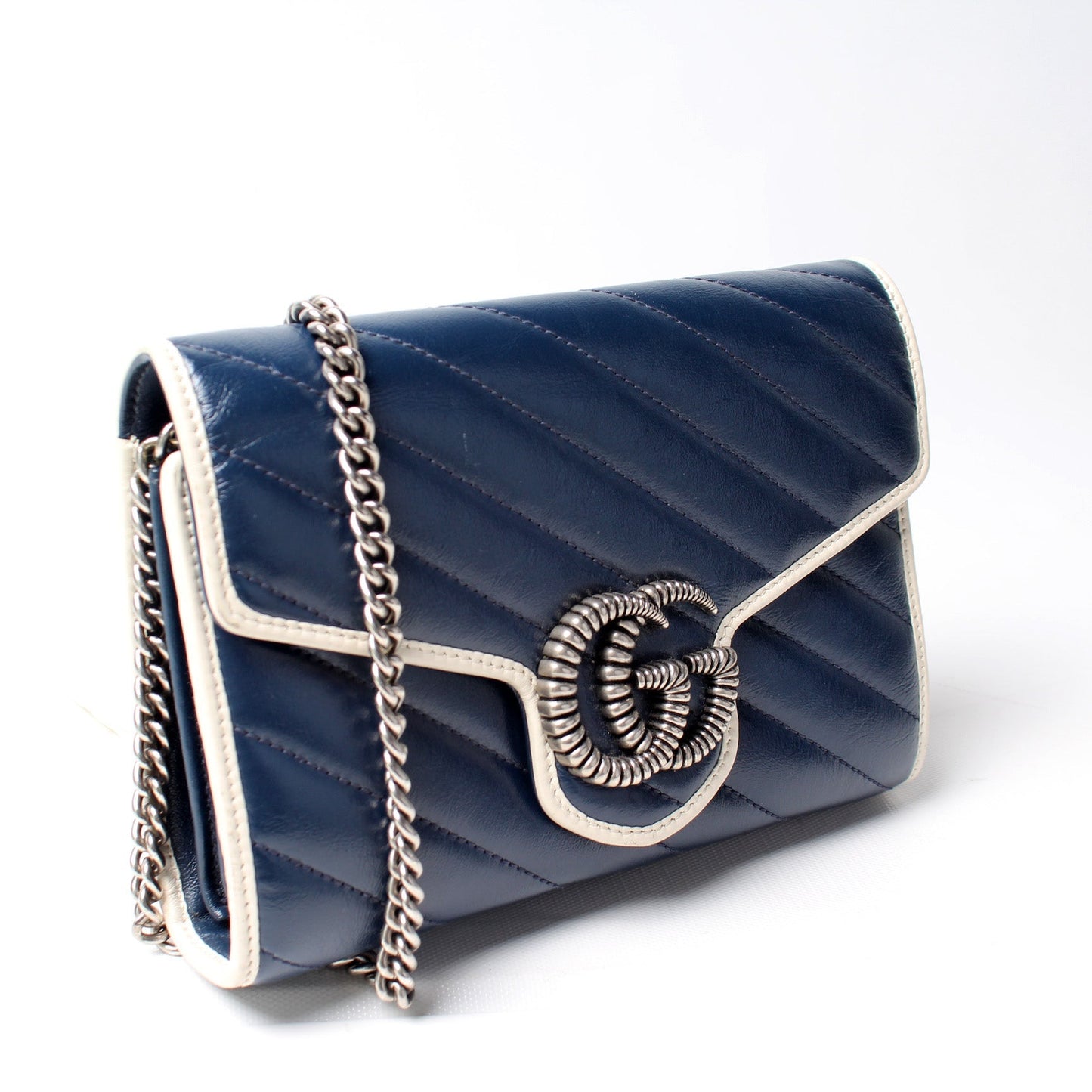 Gucci 534563 Marmont Torchon Chain Wallet Bag