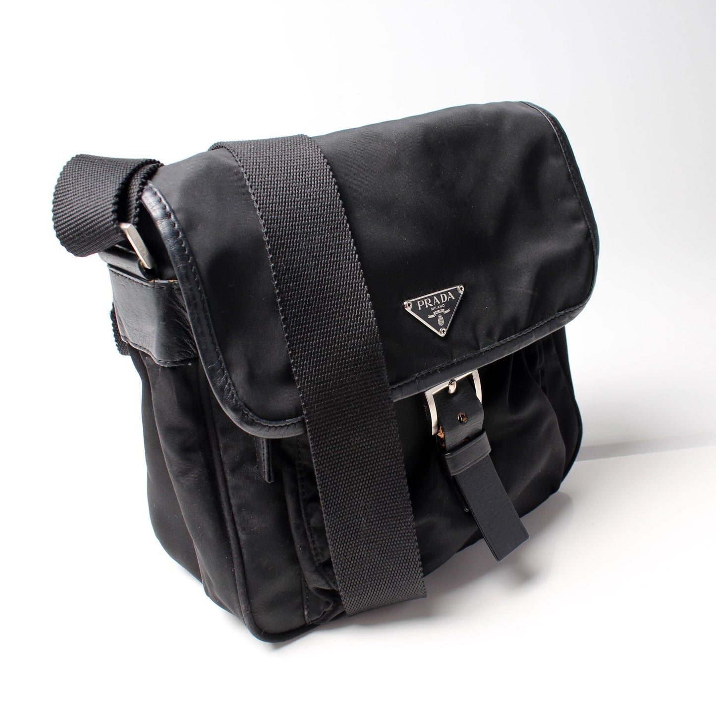 Prada Nylon Small Messenger   Bag